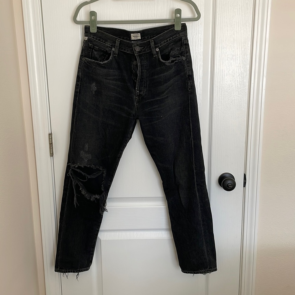 vintage ripped jeans